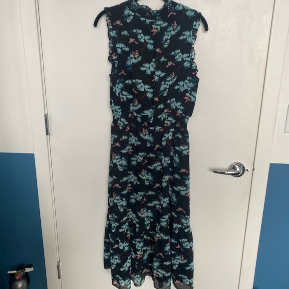 JCrew midi dress cinched waist bee dress - Picture 3 of 3